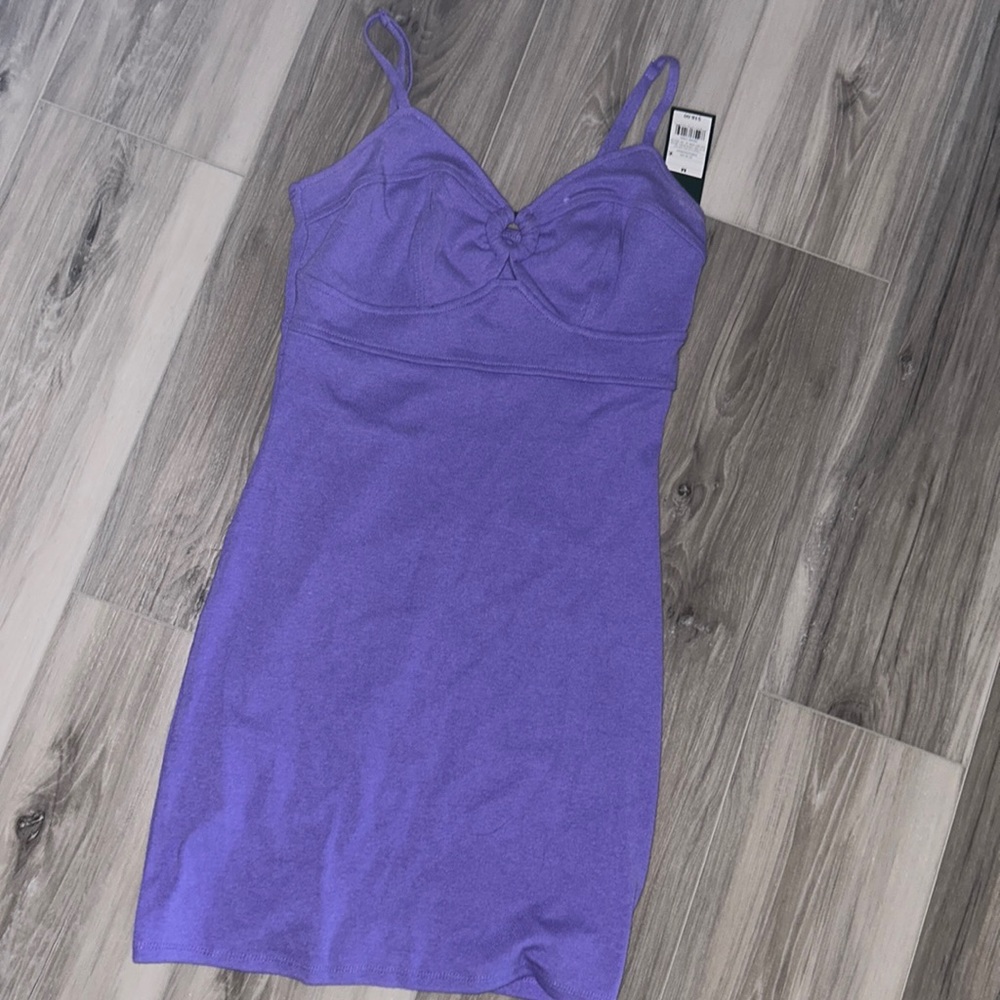 Purple Strap Dress